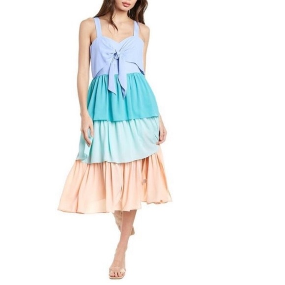 NWT Crosby by Mollie Burch Greta Tiered Dress Size Small - Picture 1 of 6